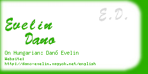 evelin dano business card